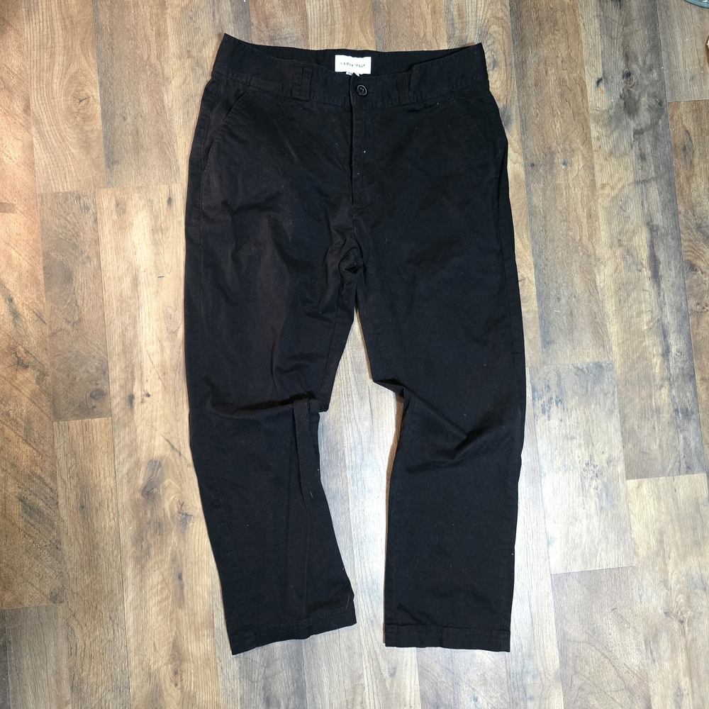 I Love Ugly Men's Black Pants